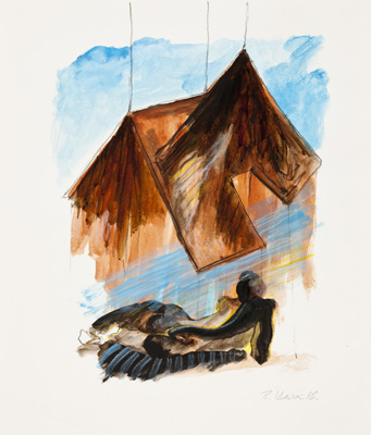 Roland Wesner - Dächer schützen nicht, 1986