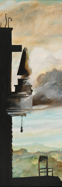 Ausschnitt: Roland Wesner - ohne Titel (Proszenium), 1979