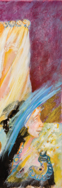 Cut-out: Roland Wesner - Procession in the Matter of Blue Ribbon, 1982